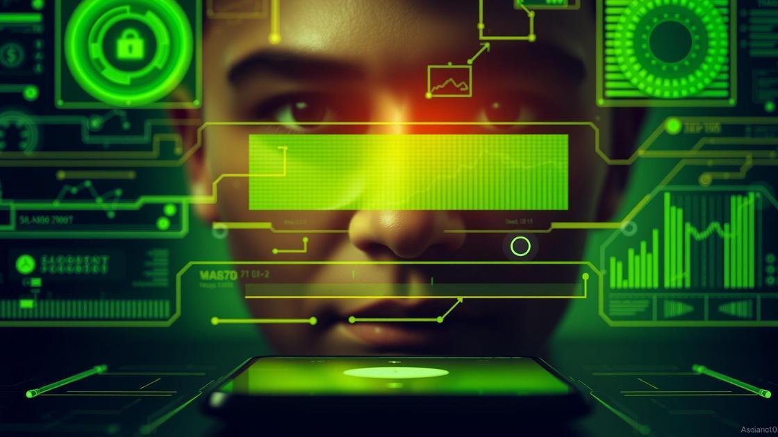 Advogado respondendo avaliações online em ambiente digital com elementos flutuantes, destacando a relevância da interação profissional para a reputação.