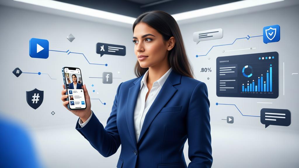 Como Usar TikTok na Divulgação Jurídica de Forma Ética e Eficiente com advogada e elementos digitais modernos